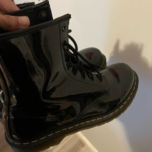 Shiny Doc Marten Boots Size 8